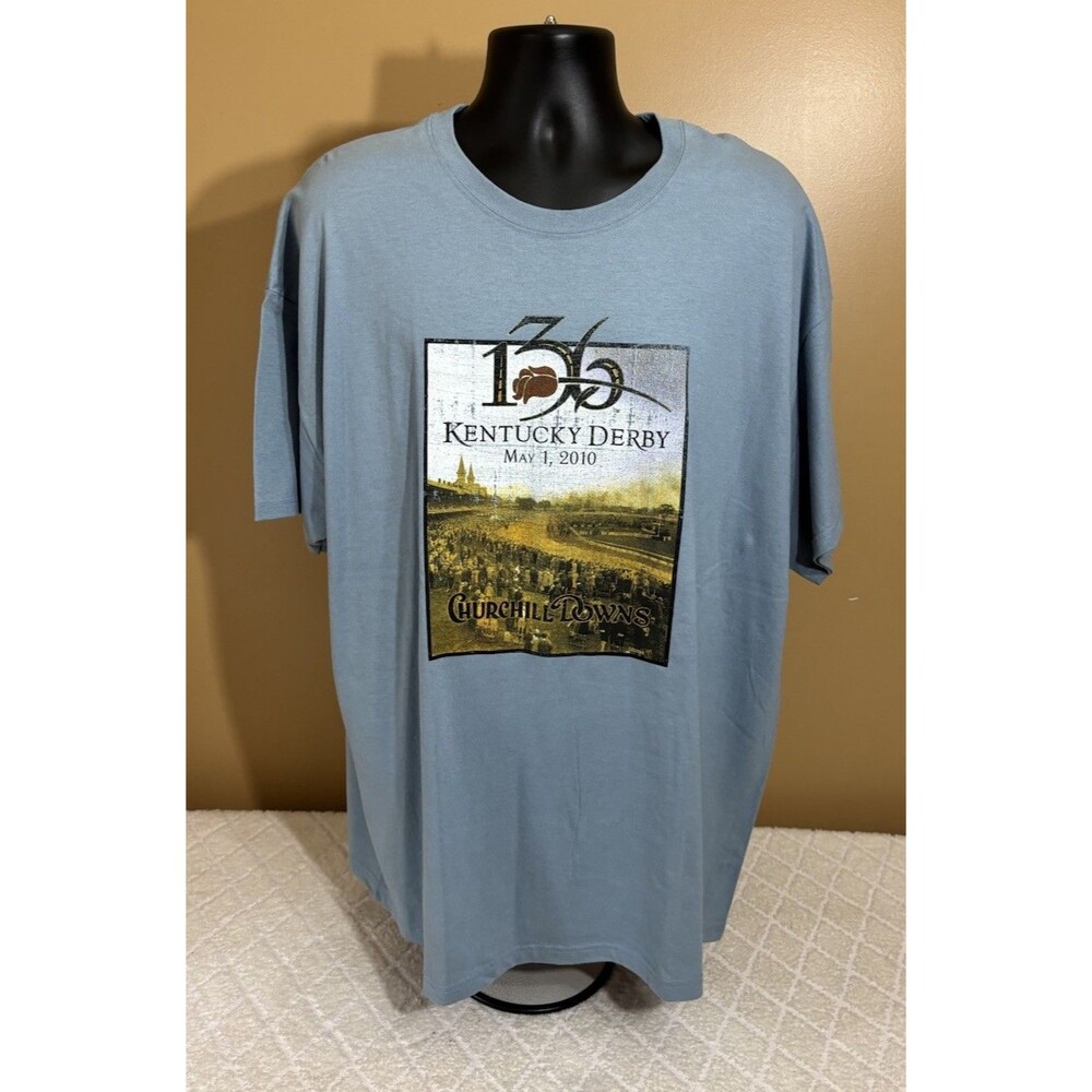 New Kentucky Derby Churchill Downs 136 May 1 2010 Official License Shirt 2XL